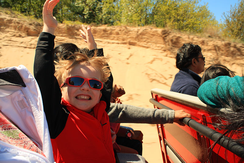 hands up on the mac woods dune rides